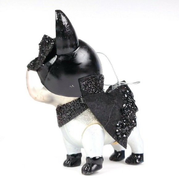 Frenchie Batman Blown Glass Ornament ❅ Holiday - Picture 3 of 4